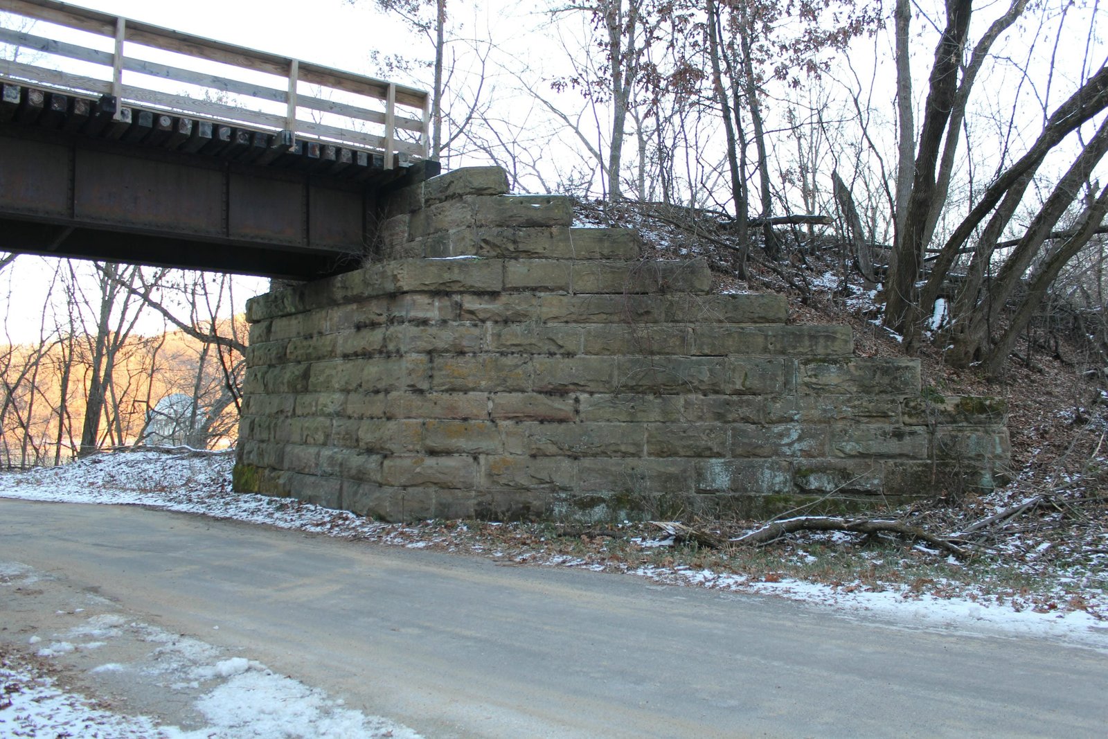 East abutment